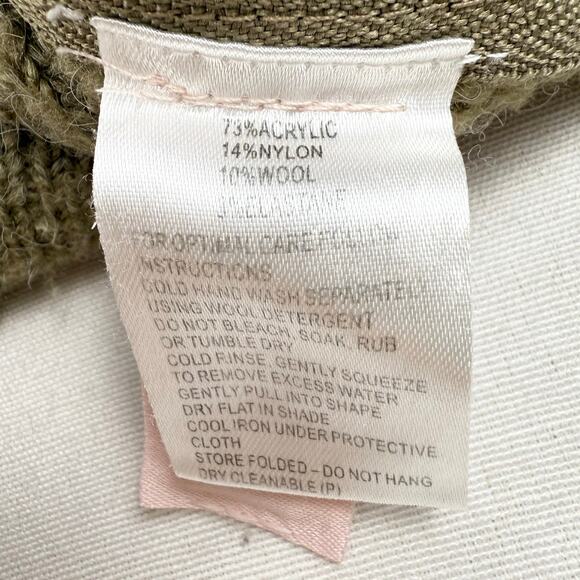 Ripe Women's Color Block Maternity Ribbed Knit Sweater Medium Tan Nursing - Picture 12 of 15